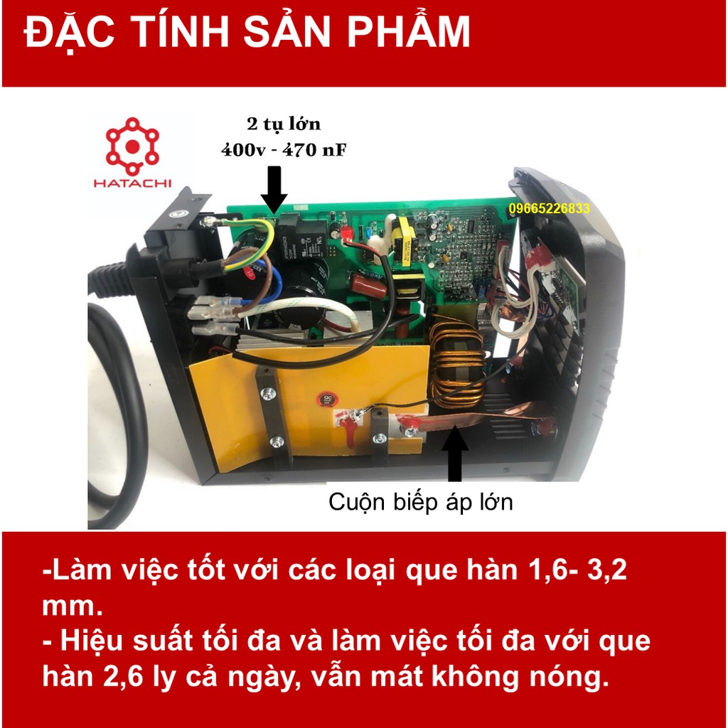 Máy hàn | Kenmax ARC 200S | Tặng full bộ kiện + thương hiệu Nhật Bản