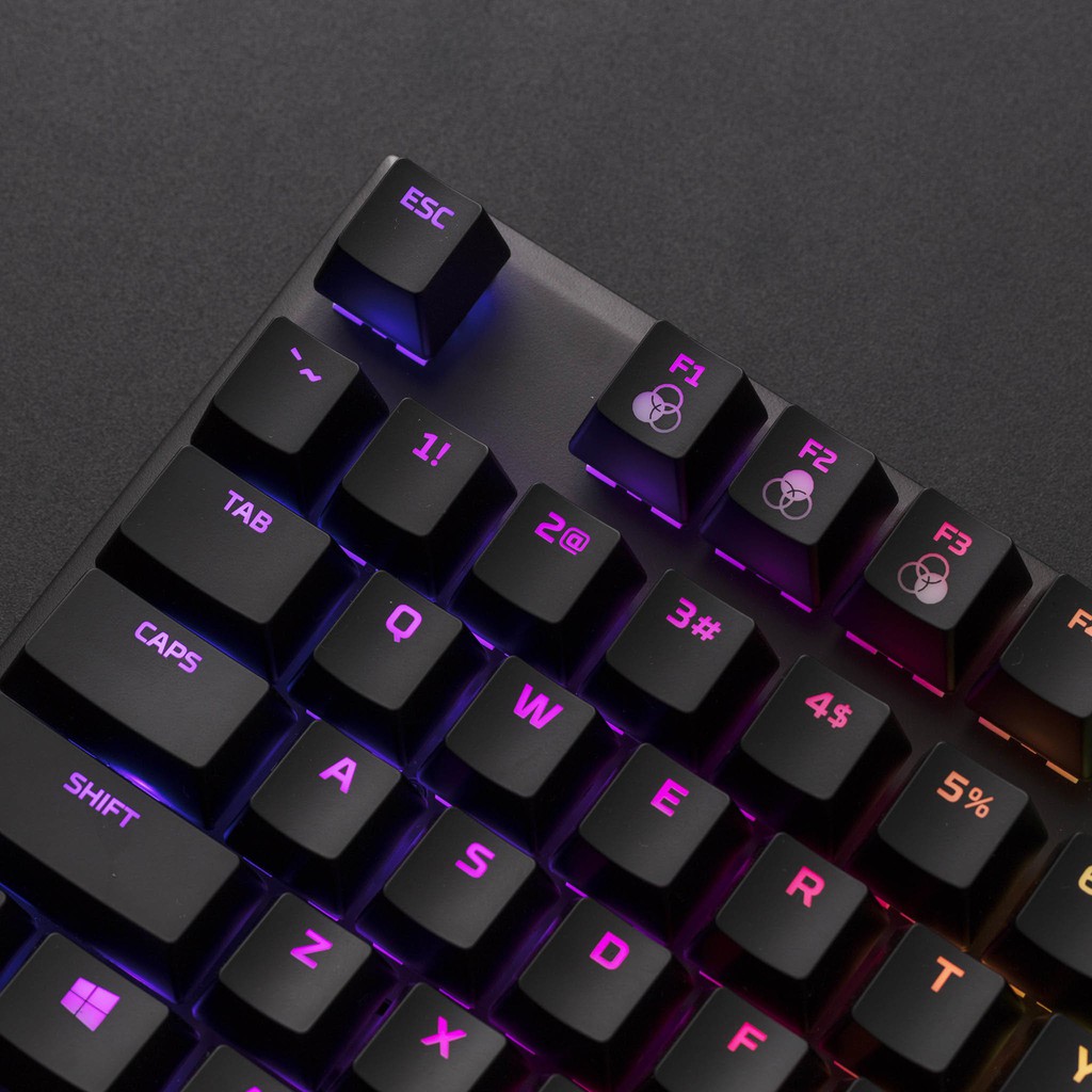 Bàn phím Kingston HyperX Alloy FPS RGB Switch Silver Kailh Led 16.8 triệu màu