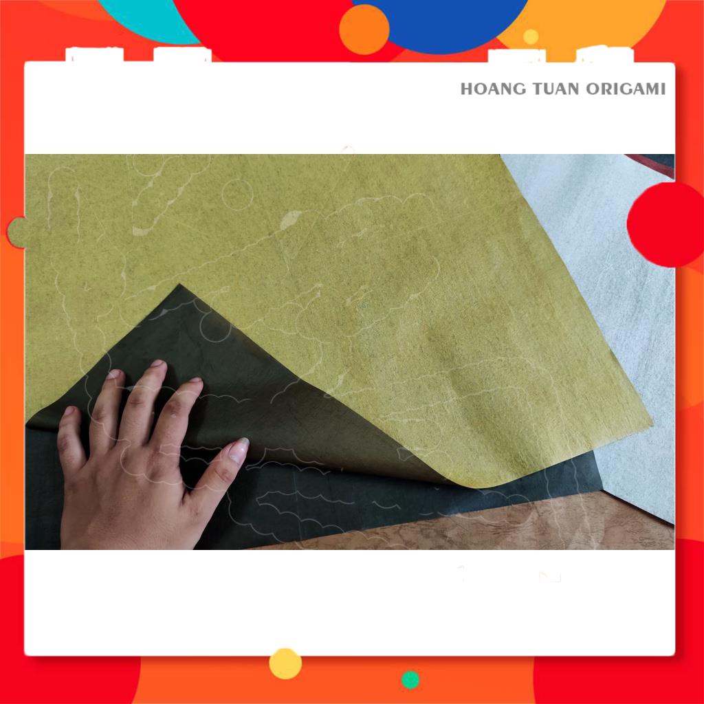 Giấy Papyrus B2 2 màu, giấy dó Ai Cập, gói quà đỉnh cao