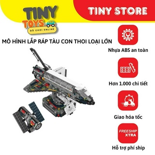 Đồ chơi lắp ráp tàu vũ trụ siêu đẹp nhựa ABS cao cấp thỏa sức sáng tạo gần 1000 chi tiết
