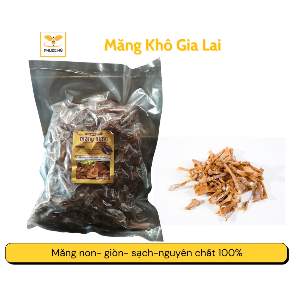 Măng khô  Đặc sản Tây Nguyên non giòn món ăn không thể thiếu 500g