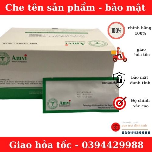 [CHÍNH HÃNG 100%]Que test heroin Amvi  l Que thử ma túy  / xét nghiệm heroin tại nhà - hỏa tốc HCM