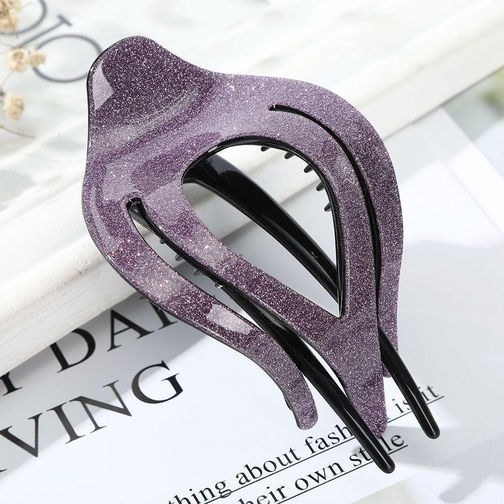 Kẹp Tóc Càng Cua Họa Tiết Trái Tim / Hình Học Rỗng Dễ Thương Ngọt Ngào Thời Trang Mùa Hè WMES15H