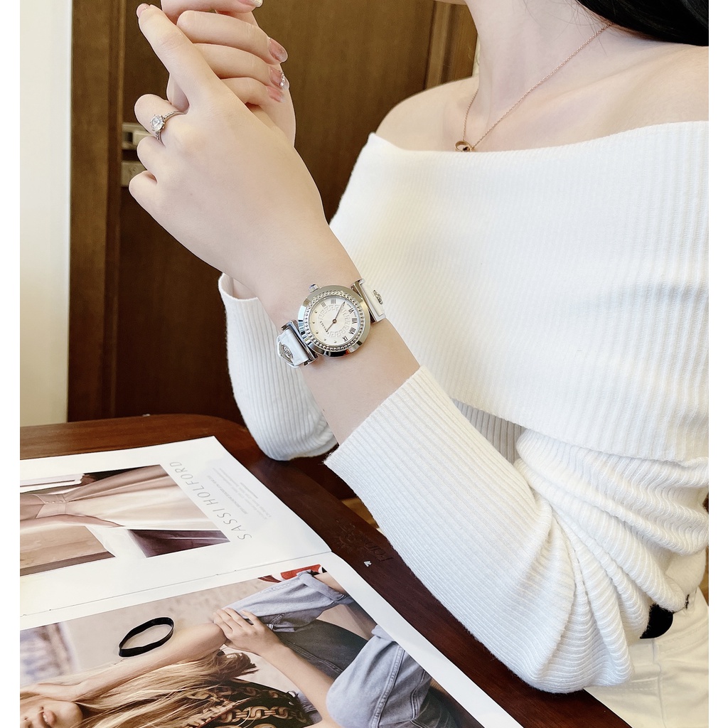 Đồng hồ nữ dây da Versace Vanity White P5Q99D001S001