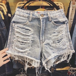 Quần short jean nữ rách Thái Lan
