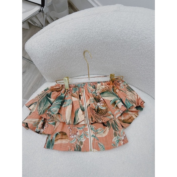 SET ÁO HOA TẦNG + CHÂN VÁY TRẮNG