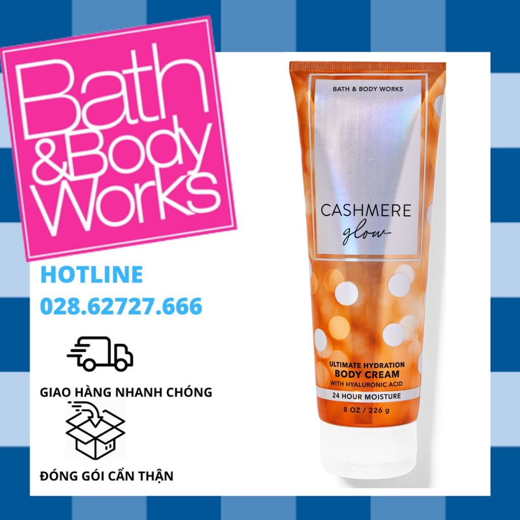 Kem Dưỡng Toàn Thân Cashmere Glow Bath and Body Works Body Cream