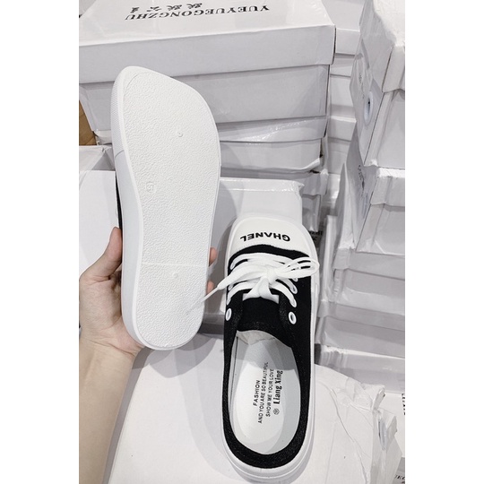 giày sục thể thao canvas chà neo (hàng QC) siêu êm | BigBuy360 - bigbuy360.vn