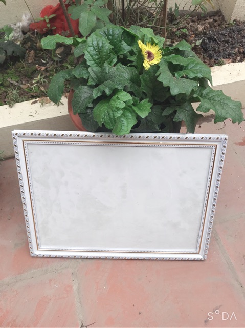 Khung ảnh treo tường kích thước  viền vàng