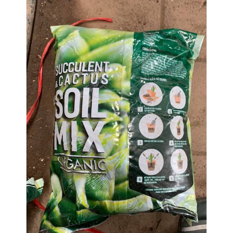 6 kg Đất trồng Giá thể xương rồng và sen đá Soil mix