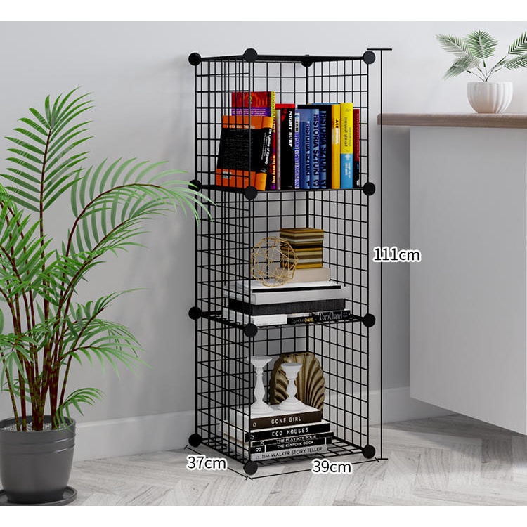 TẶNG CHỐT TỦ LƯỚI SẮT THÉP 3 Ô ĐỂ ĐỒ TIỆN DỤNG, ĐA NĂNG