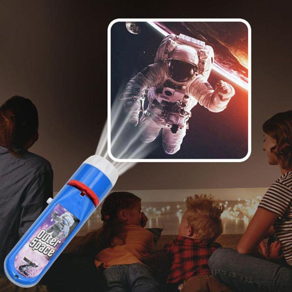 Đồ Chơi Đèn Pin Chiếu Laser Họa Tiết Hoạt Hình Vui Nhộn