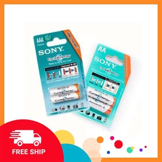 [FREE SHIP] Combo 2 Cặp Pin AAA và AA Sony. Sạc Đựoc