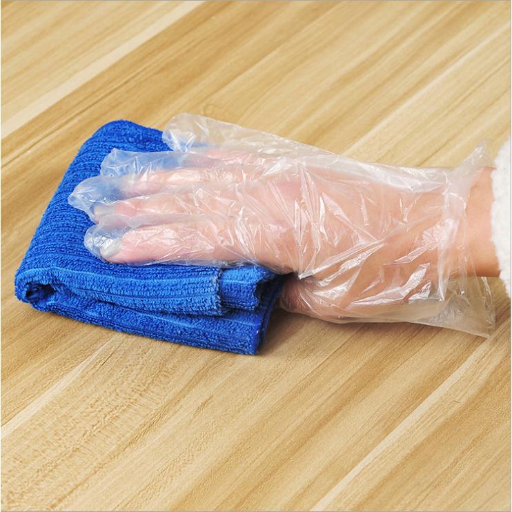 Bộ 50 găng tay nylon dùng 1 lần