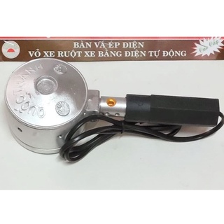 Bàn vá ép điện tròn. ruột xe.