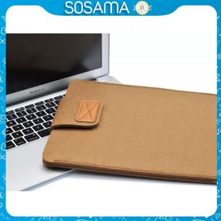 Túi Chống Sốc Laptop Và MacBook SOSAMA Đựng Vừa Cho Máy 11 13 15 inch Chất Liệu Dạ Chống Va Đập TA-001077