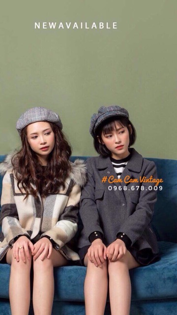 MŨ LƯỠI TRAI , NÓN LƯỠI TRAI NAM NỮ, MŨ PHỚT DẠ CARO NEWSBOY ULZZANG