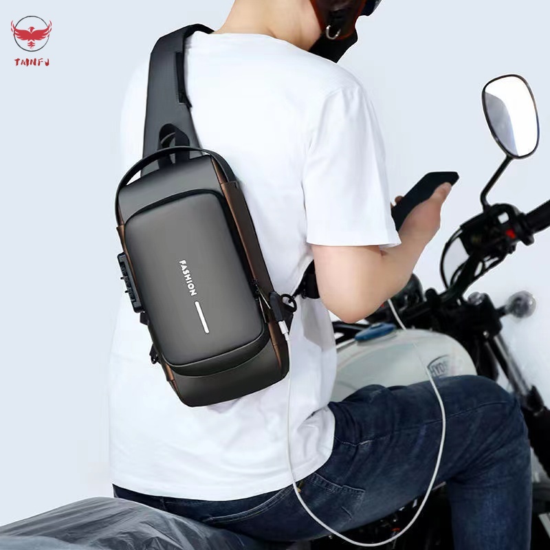 Túi Đeo Chéo Ngực Chống Trộm Thời Trang Cho Nam
