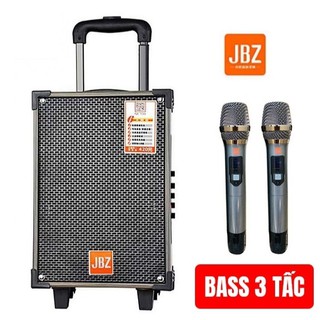 [Tặng 2 Micro] Loa kéo Karaoke Bluetooth JBZ NE109 Tặng kèm 2 micro không dây, remote - Hưng Long PC