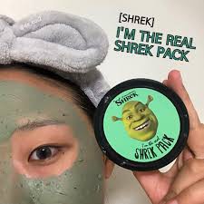 Mặt nạ đất sét  Dream works Shrek I'm The Real #Shrek #Pack
