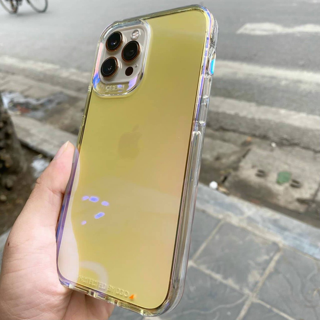 Ốp Lưng Đổi Màu Iphone 11/11P/11max12/ 12 Pro/ 12 Pro Max Hàng Chính Hãng GEAR4 Thay Đổi Màu Sắc Theo Điều Kiện Ánh Sáng