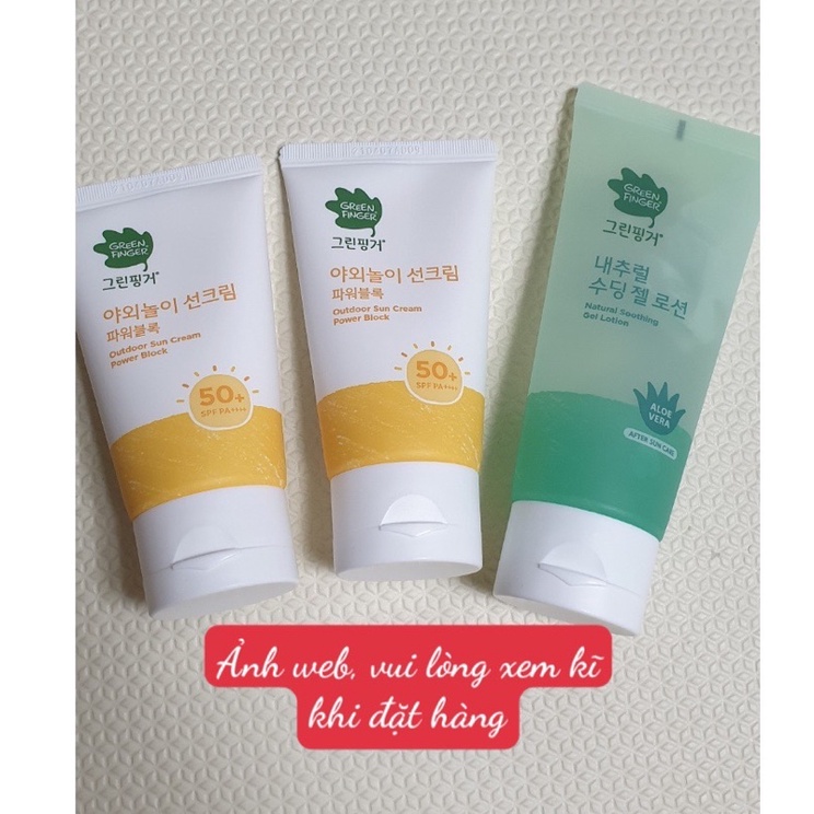 80ml Kem chống nắng Green finger cho bé