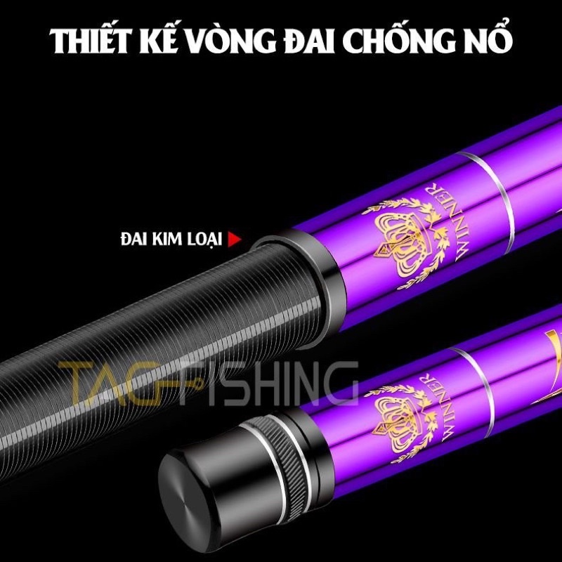 Cần tay Bashen Thắng Lợi Tím 4H