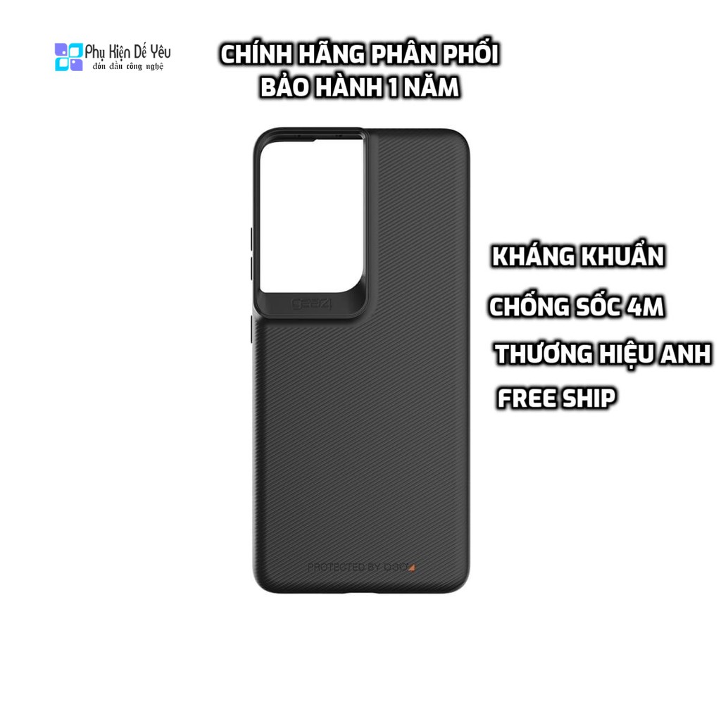 Ốp Gear4 Copenhagen cho SAMSUNG GALAXY S21 ULTRA [Chính hãng phân phối, bảo hành 1 năm]