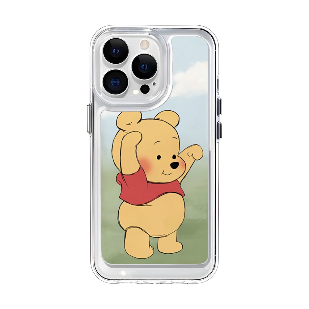 Ốp Điện Thoại Hình Winnie the Pooh Cho iphone 14ProMax 14Plus 13 11 12 7Plus X XR XS Max