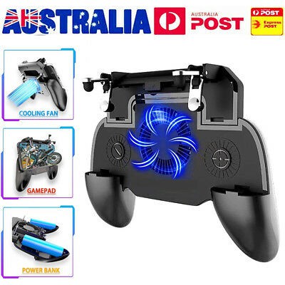 Tay Cầm Chơi Game - Quạt Tản Nhiệt Kiêm Sac Dự Phòng - PUBG, ROS, FF