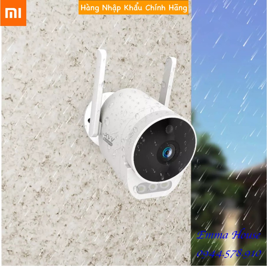 Camera ngoài trời Xiaomi Xiaovv B10 kết nối wifi ứng dụng Mi Home chống nước, BH 03 Tháng