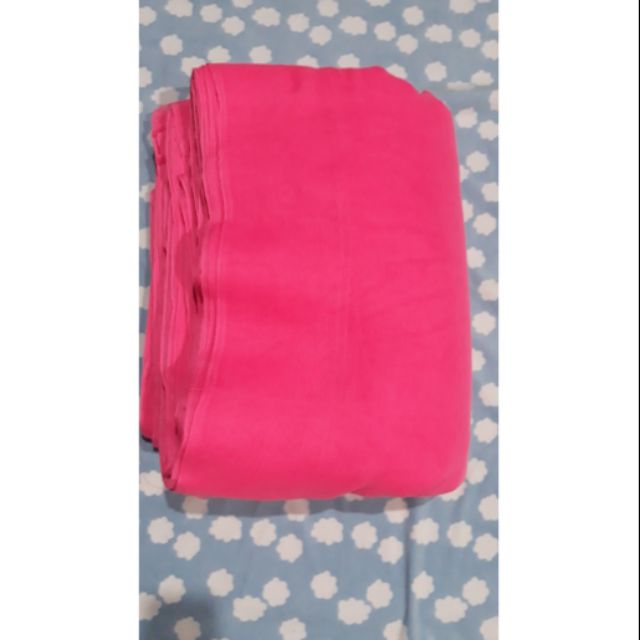 Vải mùng (vải lọc) màu hồng đậm khổ rộng 75cm,