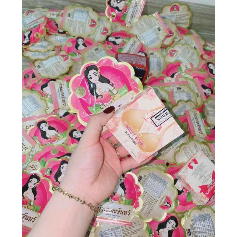 Combo 5 gói nở ngực+1 soáp xà phòng nở ngực milky soap thái lan chính hãng | BigBuy360 - bigbuy360.vn