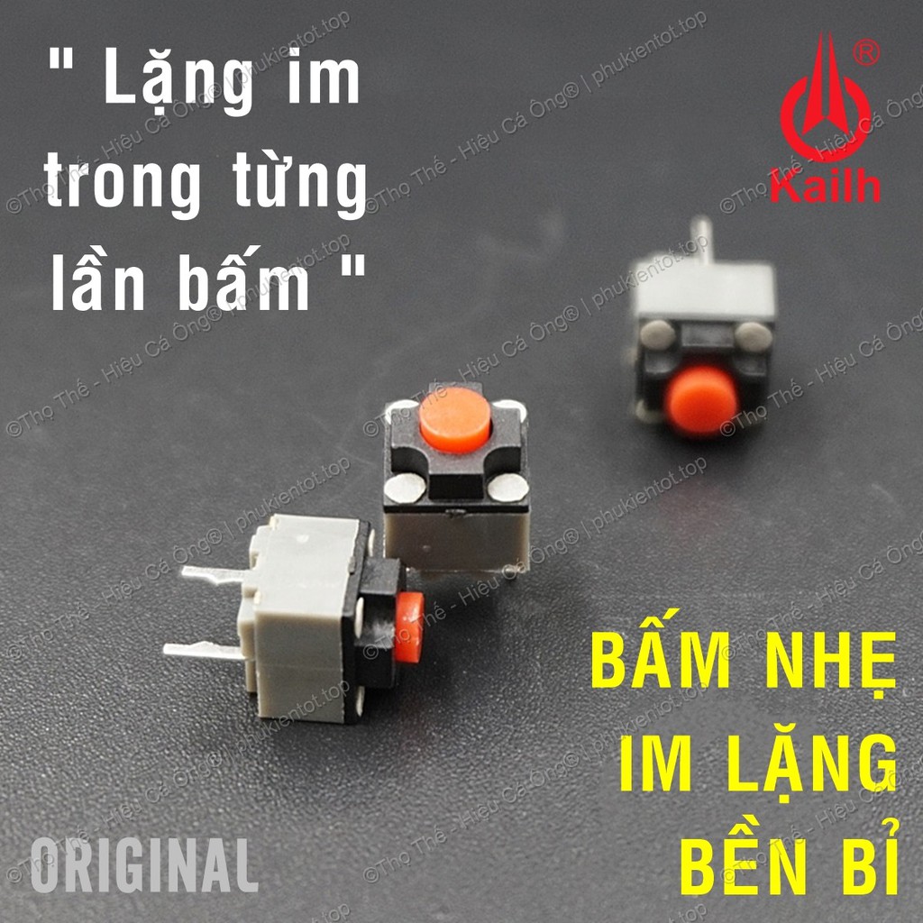 Combo 02 nút bấm chuột KAILH Silent Switch ™ - 8 Triệu lần bấm - Chính Hãng