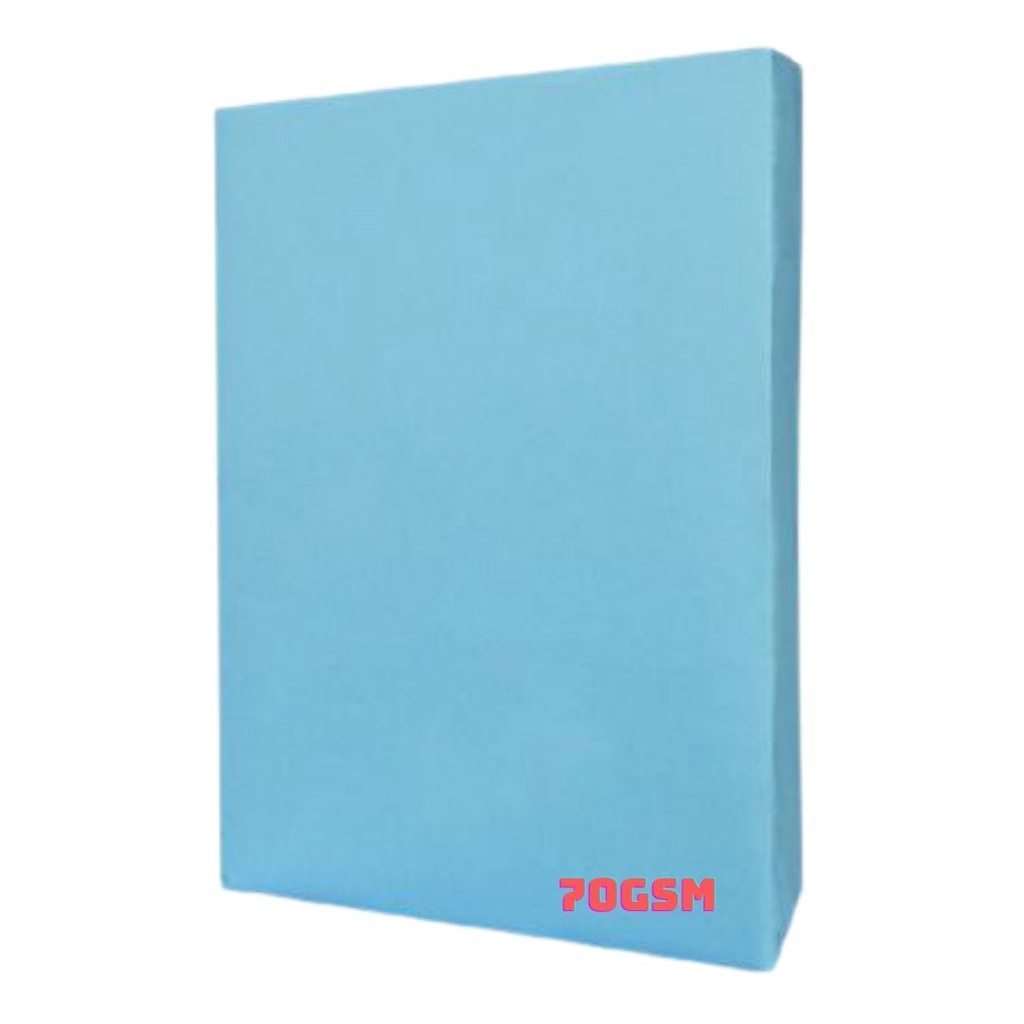 Giấy màu A4 70 gsm 80gsm giấy ford a4 đủ 4 màu LÁ DƯƠNG VÀNG HỒNG