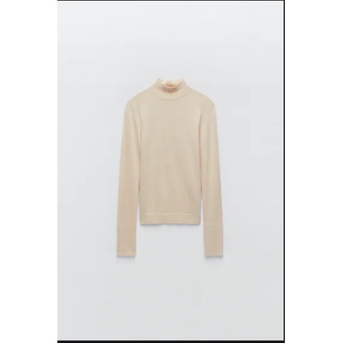 áo thun cổ 3 phân Zara - 3433/001/712