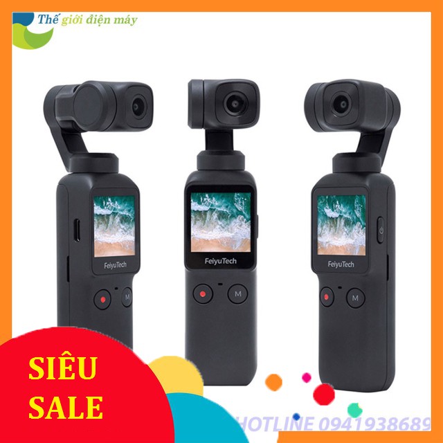 [SiêuRẻ] Máy quay cầm tay chống rung Gimbal Feiyu Pocket - Bảo hành 12 tháng - Shop Thế Giới Điện Máy .