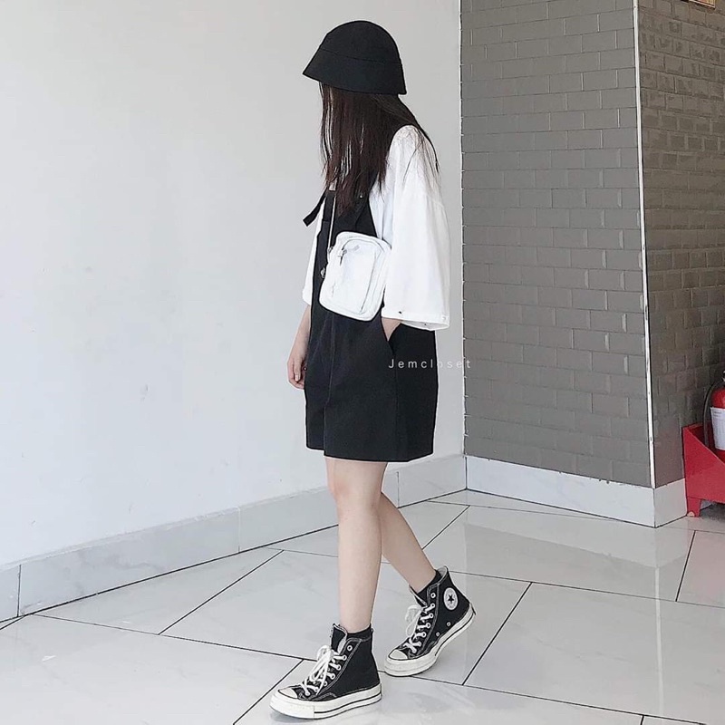 Yếm quần dáng ngố style ulzzang