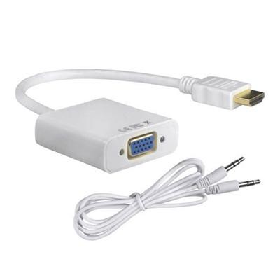 Cáp Chuyển Micro HDMI Sang VGA Có Audico - Micro HDMI To VGA - HÀNG CHẤT LƯỢNG