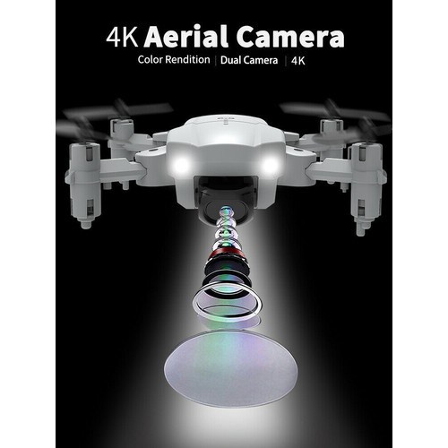 ⚡️Tặng 2 Pin⚡️Flycam F87 Drone 4K FHD WiFi FPV, Máy Bay Flycam Mini Giá Rẻ Điều Khiển Từ Xa 2 Camera Chụp Ảnh Trên Không