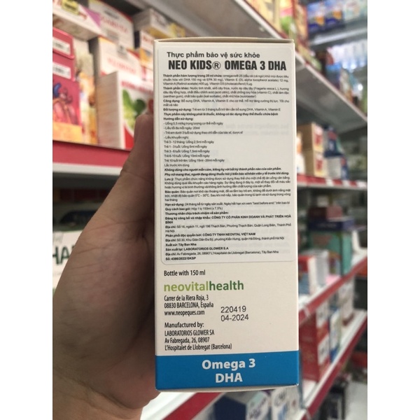 Neo kids omega 3 dha tinh khiết