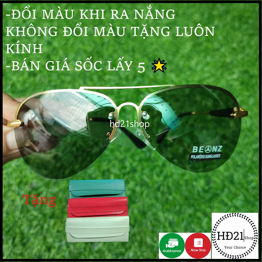 [SIÊU PHẨM-ẢNH THẬT] MẮT KÍNH TỰ ĐỔI MÀU KHI ĐI NẮNG MERC-BENZ, CHỐNG TIA UV, CHỐNG BỤI CHO NAM SIÊU SANG CHẢNH