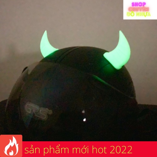 Sừng phát sáng gắn mũ bảo hiểm độc đáo-Mẫu mới 2022