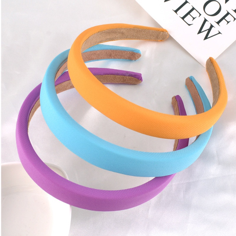 Băng đô xốp mỏng màu sắc dễ thương