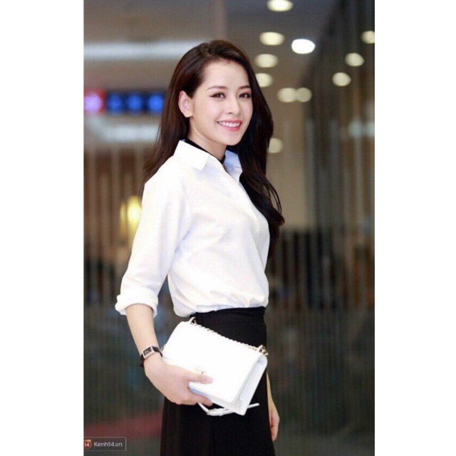 Áo sơ mi trắng dài tay công sở