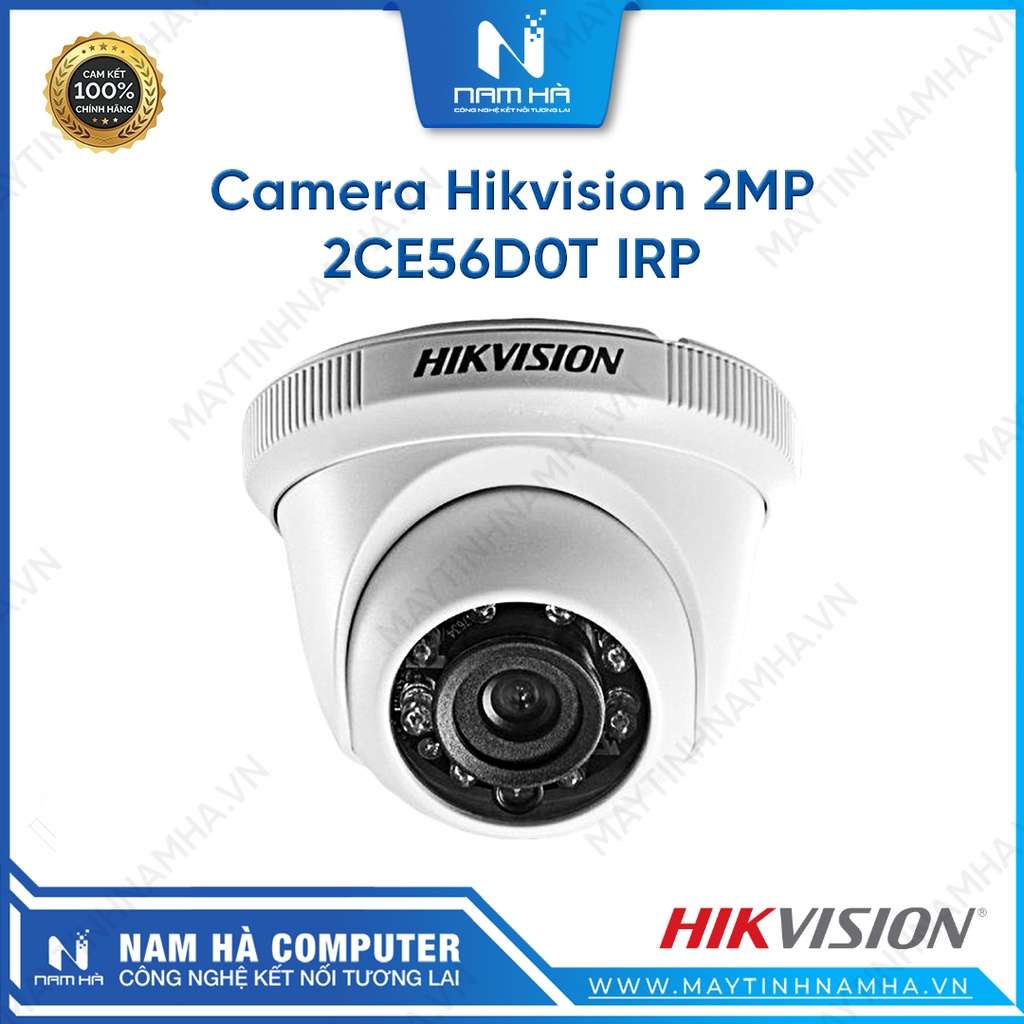 Trọn bộ 2 Camera Hikvision 2MP Full HD 1080p + Đầu Ghi Hình 4 Kênh + HDD 500GB + Đủ Phụ Kiện Chính Hãng