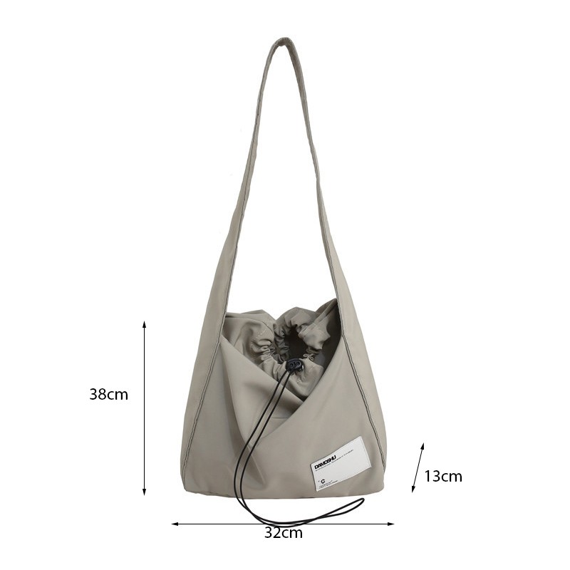 Túi đeo chéo dây rút chống nước phong cách unisex