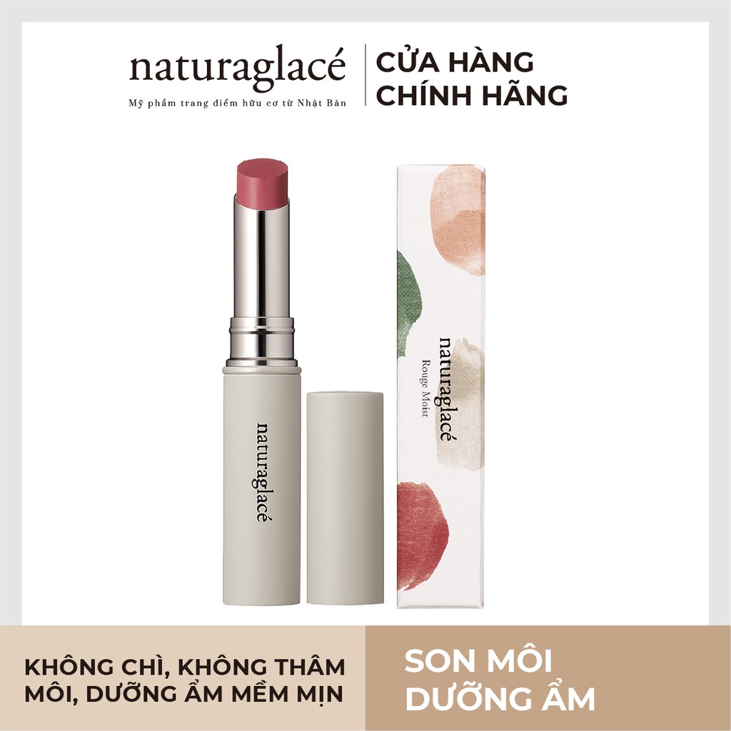 Son môi naturaglacé bán lì, không chì, dưỡng ẩm, chuẩn hữu cơ Nhật Bản, an toàn cho mẹ bầu và và vùng môi nhạy cảm 2,3g | BigBuy360 - bigbuy360.vn