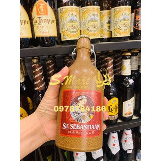 Bia sứ st. sebastiaan dark ale 6,9% bỉ – chai 500ml