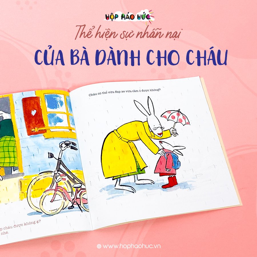 Sách Bà ơi, nhanh lên! cho bé 3-6 tuổi - Cùng bé học cách yêu thương bà hơn